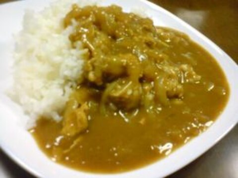 新玉ねぎが甘い！玉ねぎカレー